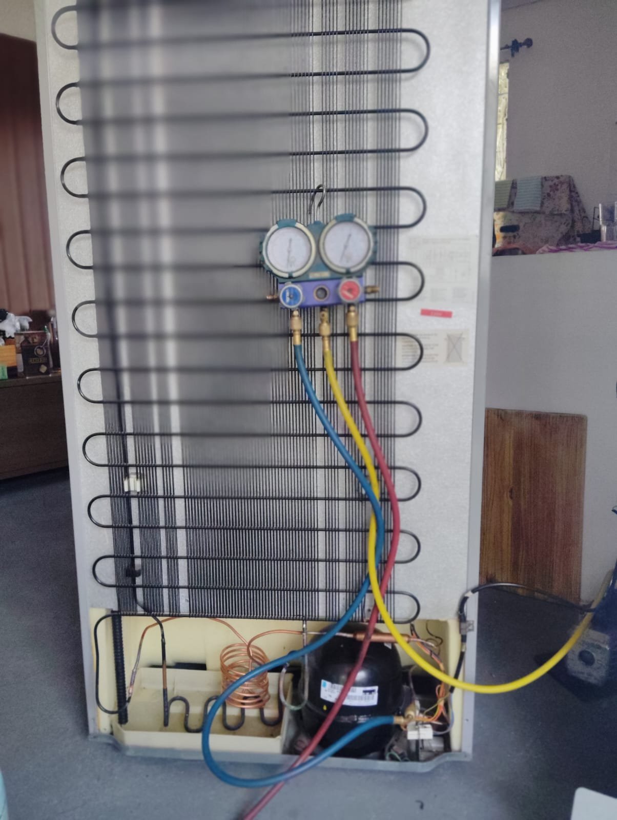 Recarga de gas de heladera
